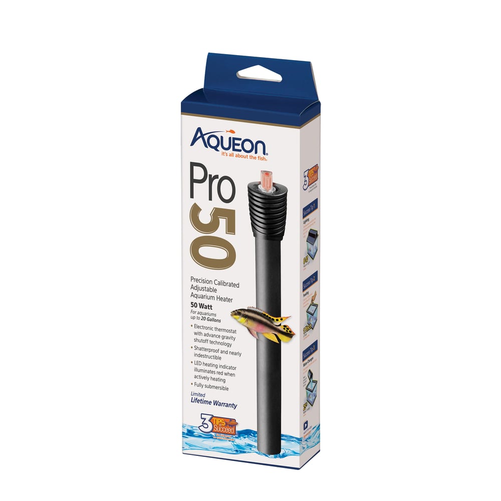 Aqueon Pro 100W shatterproof submersible aquarium heater