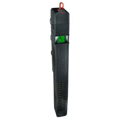 Fluval E200 advanced electronic aquarium heater with LCD temperature display