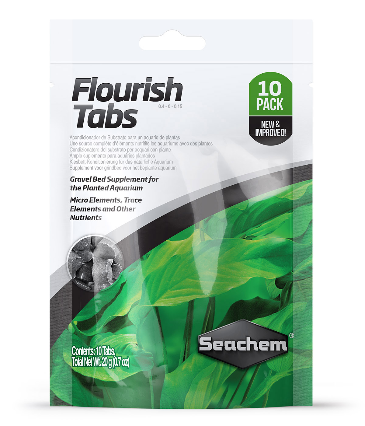 Seachem Flourish Tabs root fertilizer tablets 40 count tub for aquarium plants